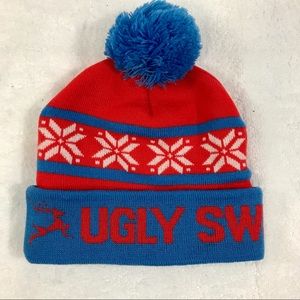 Ugly Sweater Run Beanie Winter Knit Hat. NWOT.